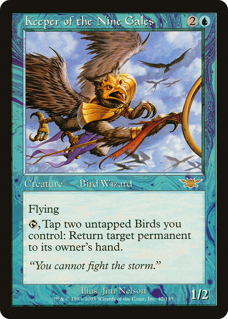Keeper of the Nine Gales (LGN-042) [Legions] MTG Single Wizards of the Coast