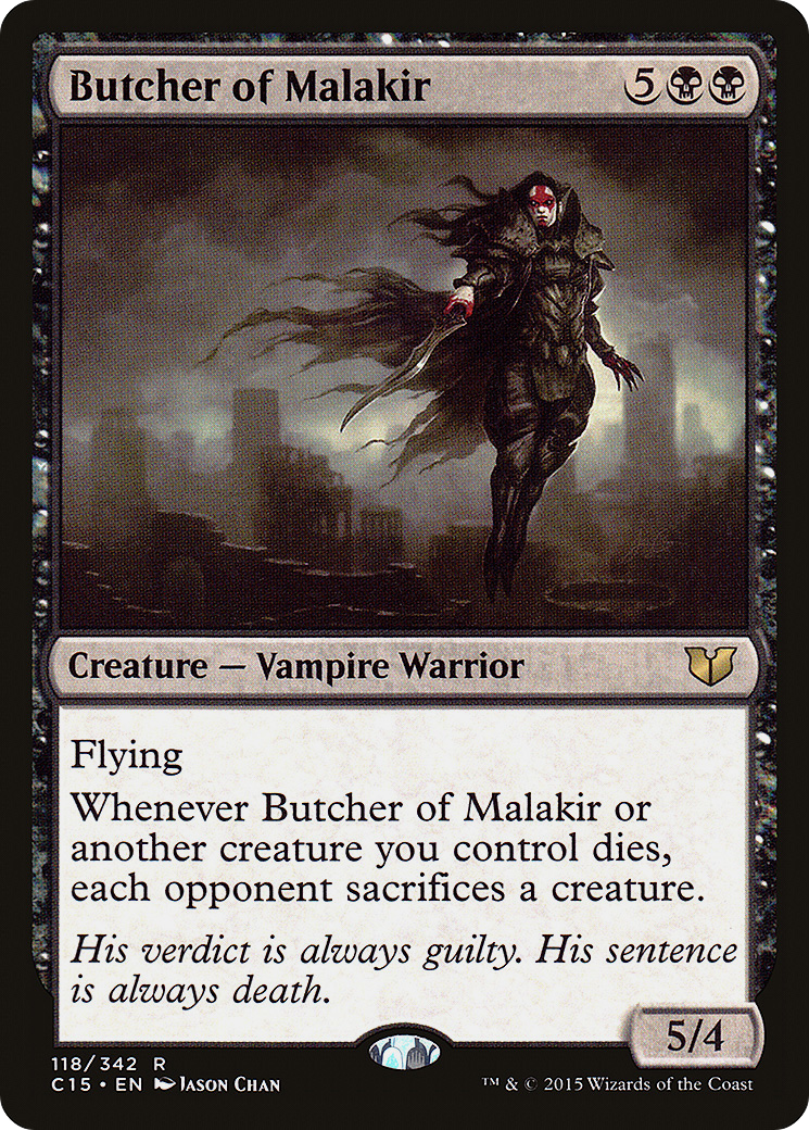 Butcher of Malakir (C15-118) [Commander 2015] MTG Single Wizards of the Coast