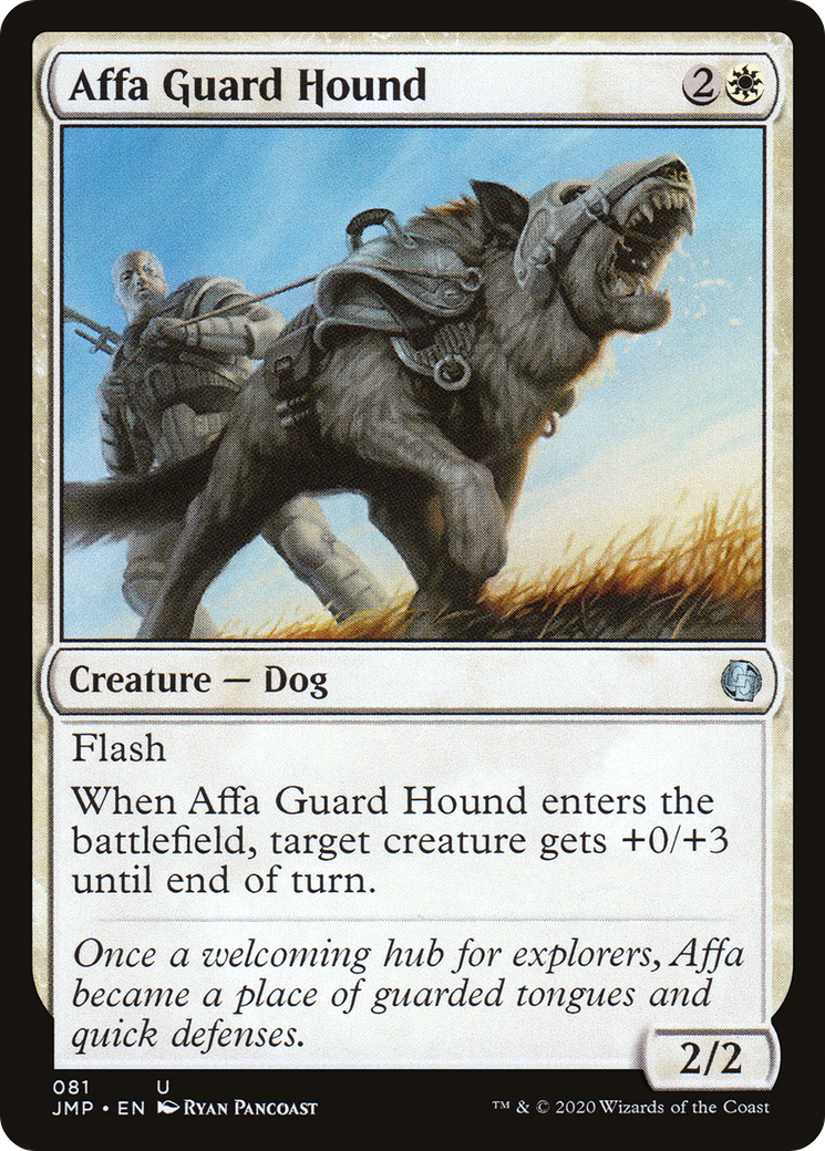 Affa Guard Hound (JMP-081) [Jumpstart] MTG Single Wizards of the Coast