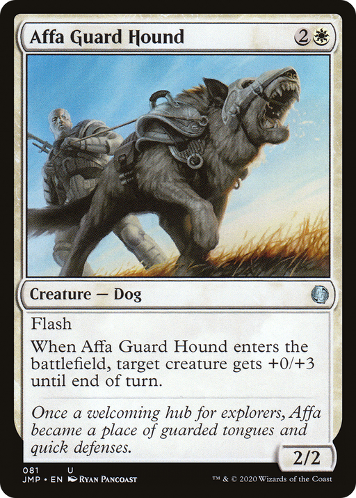 Affa Guard Hound (JMP-081) [Jumpstart] MTG Single Wizards of the Coast