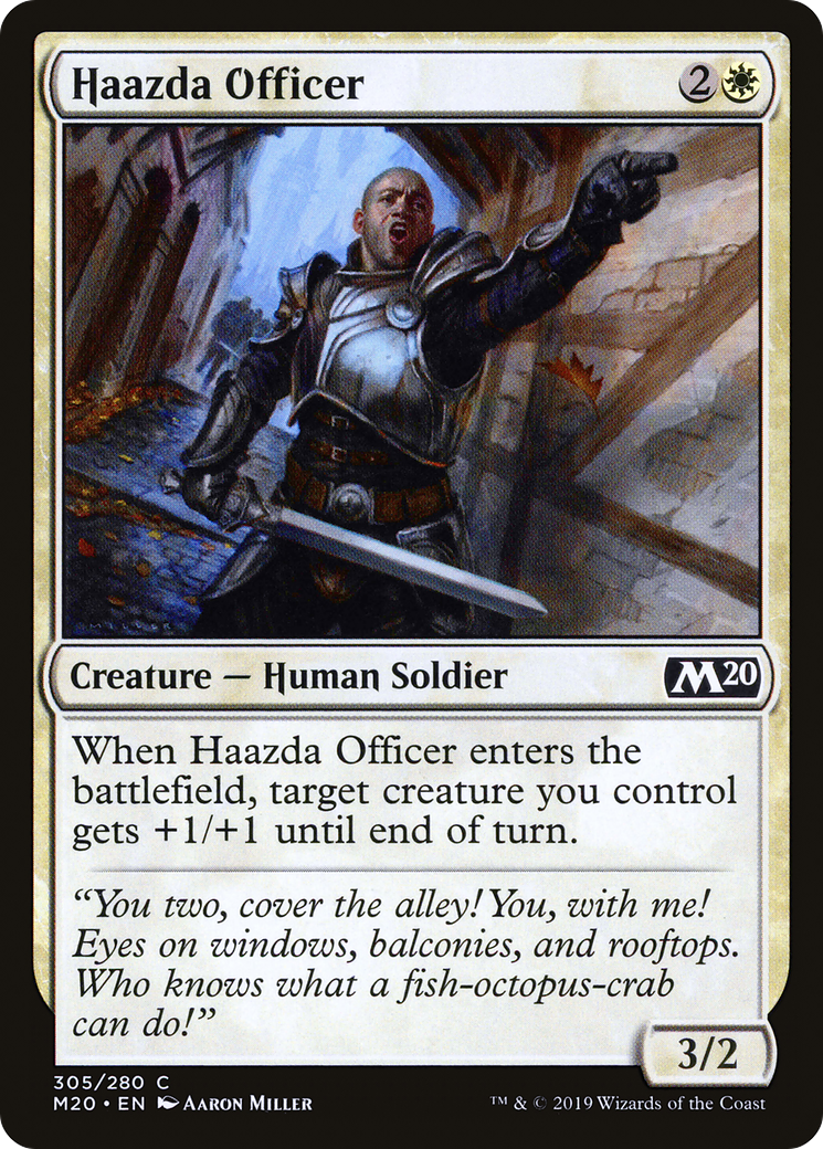 Haazda Officer (M20-305) [Core Set 2020] MTG Single Wizards of the Coast