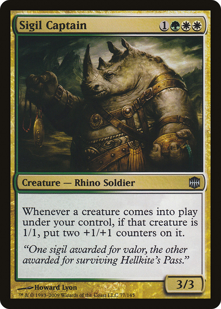 Sigil Captain (ARB-077) [Alara Reborn] MTG Single Wizards of the Coast