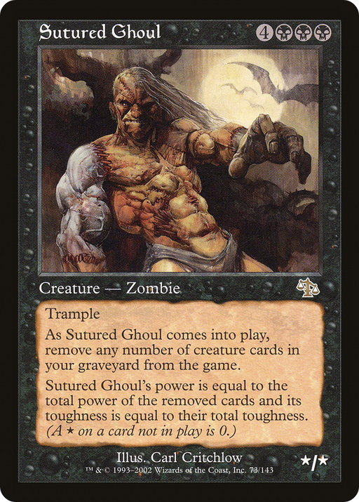 Sutured Ghoul (JUD-073) [Judgment] MTG Single Wizards of the Coast