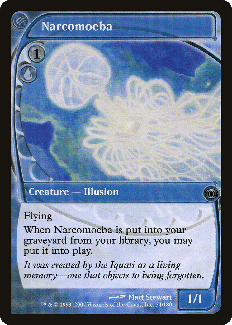 Narcomoeba (FUT-054) [Future Sight] Foil MTG Single Wizards of the Coast