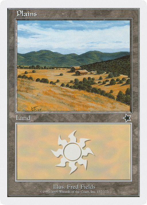 Plains (S99-157) [Misc] Starter 1999 MTG Single Wizards of the Coast