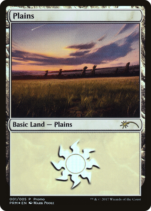 Plains (GBP-001) [Misc] 2017 Gift Pack Foil MTG Single Wizards of the Coast