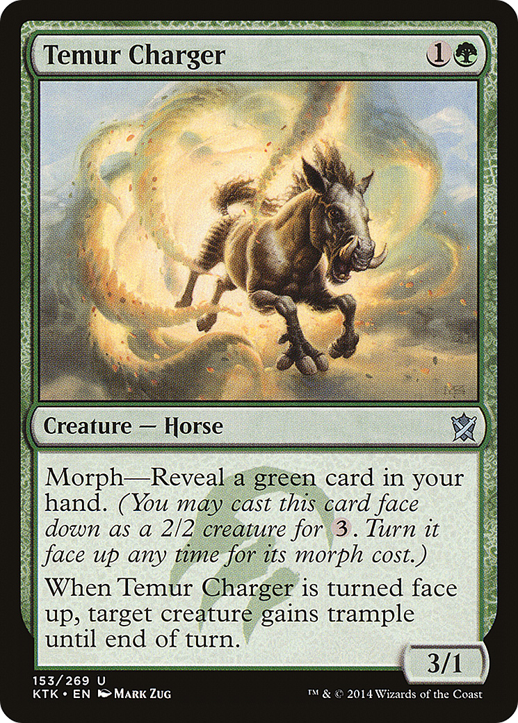 Temur Charger (KTK-153) [Khans of Tarkir] MTG Single Wizards of the Coast