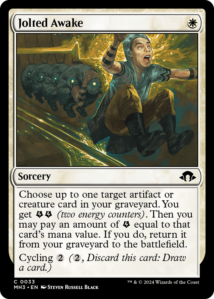 Jolted Awake (MH3-033) [Modern Horizons 3] Foil MTG Single Modern Horizons 3