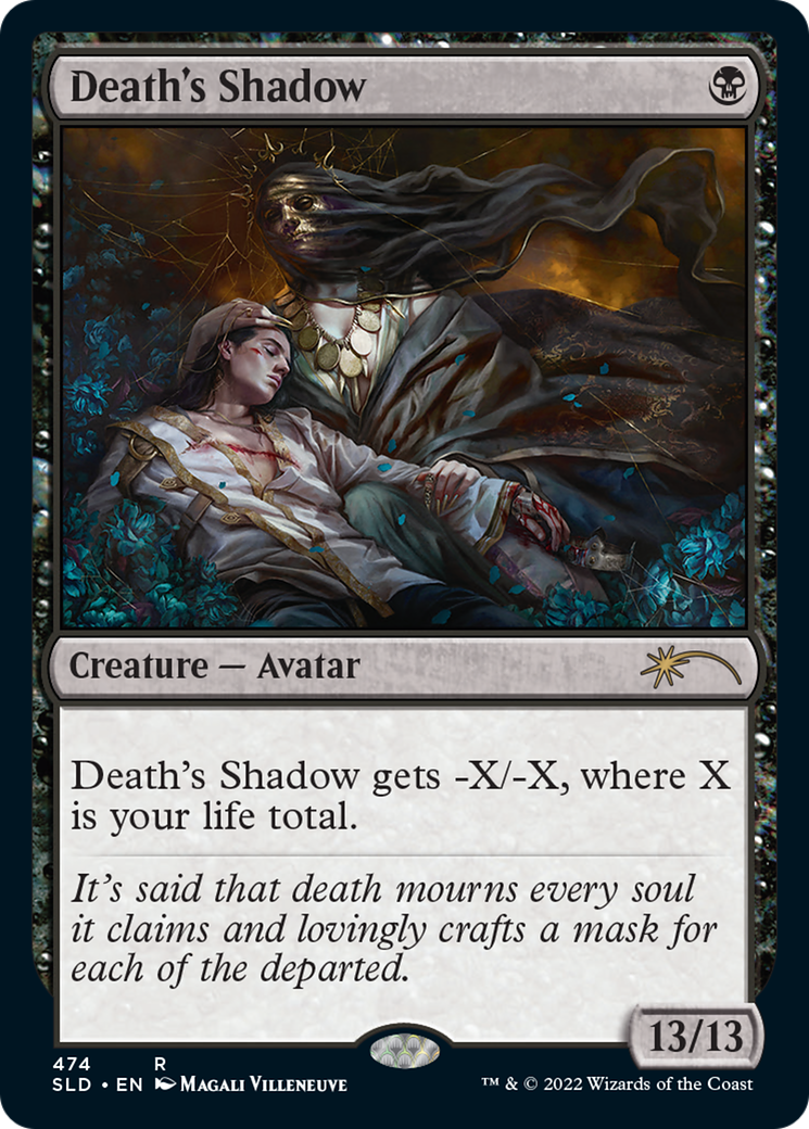 Death's Shadow (SLD-474) [Secret Lair] Drop Foil MTG Single Wizards of the Coast