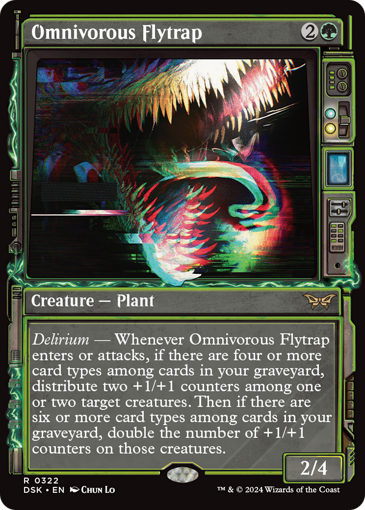 Omnivorous Flytrap (DSK-322) [Duskmourn: House of Horror] (Showcase) MTG Single Wizards of the Coast