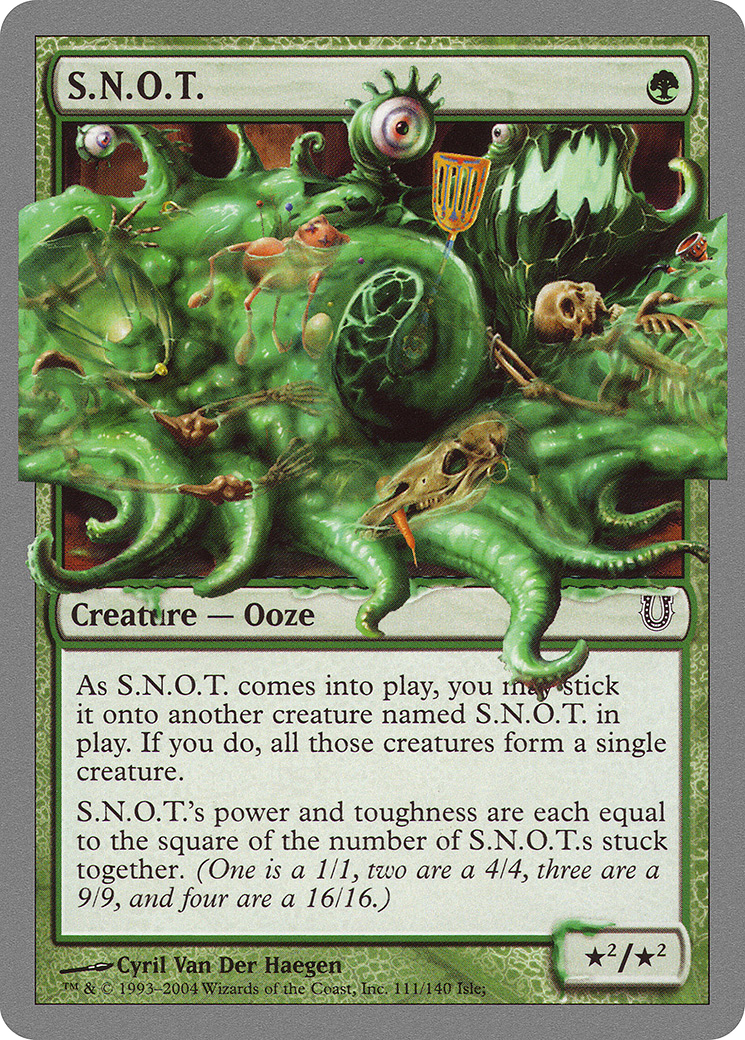 S.N.O.T. (UNH-111) [Unhinged] Foil MTG Single Wizards of the Coast