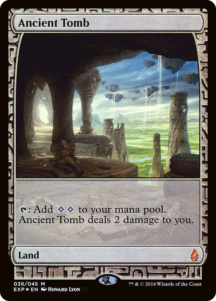 Ancient Tomb (EXP-036) [Zendikar Expeditions] Foil MTG Single Wizards of the Coast