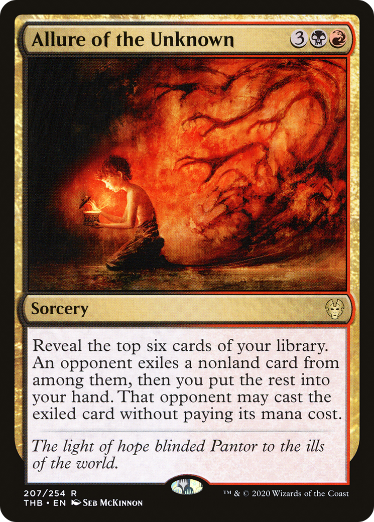 Allure of the Unknown (THB-207) [Theros Beyond Death] MTG Single Wizards of the Coast