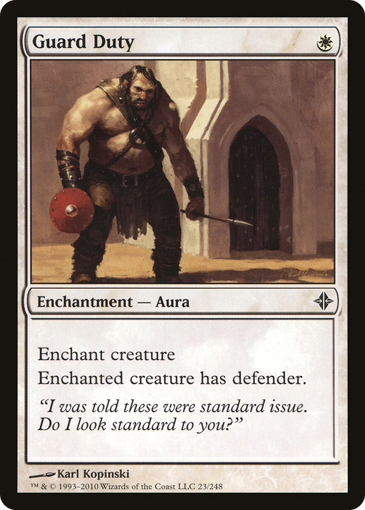 Guard Duty (ROE-023) [Rise of the Eldrazi] MTG Single Wizards of the Coast