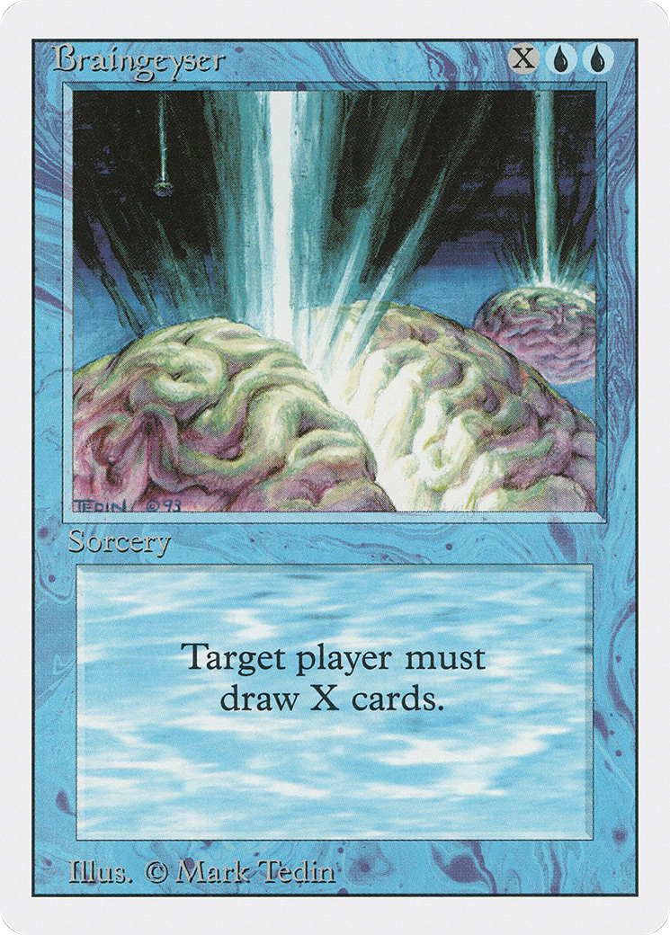 Braingeyser (3ED-) [Revised Edition] MTG Single Wizards of the Coast