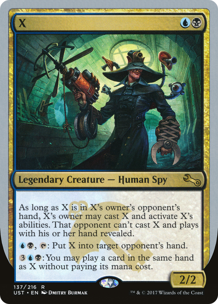 X (UST-137) [Unstable] MTG Single Wizards of the Coast