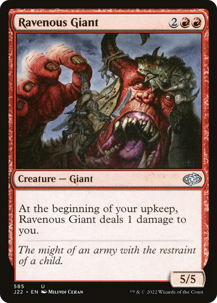 Ravenous Giant (J22-585) [Jumpstart 2022] MTG Single Wizards of the Coast