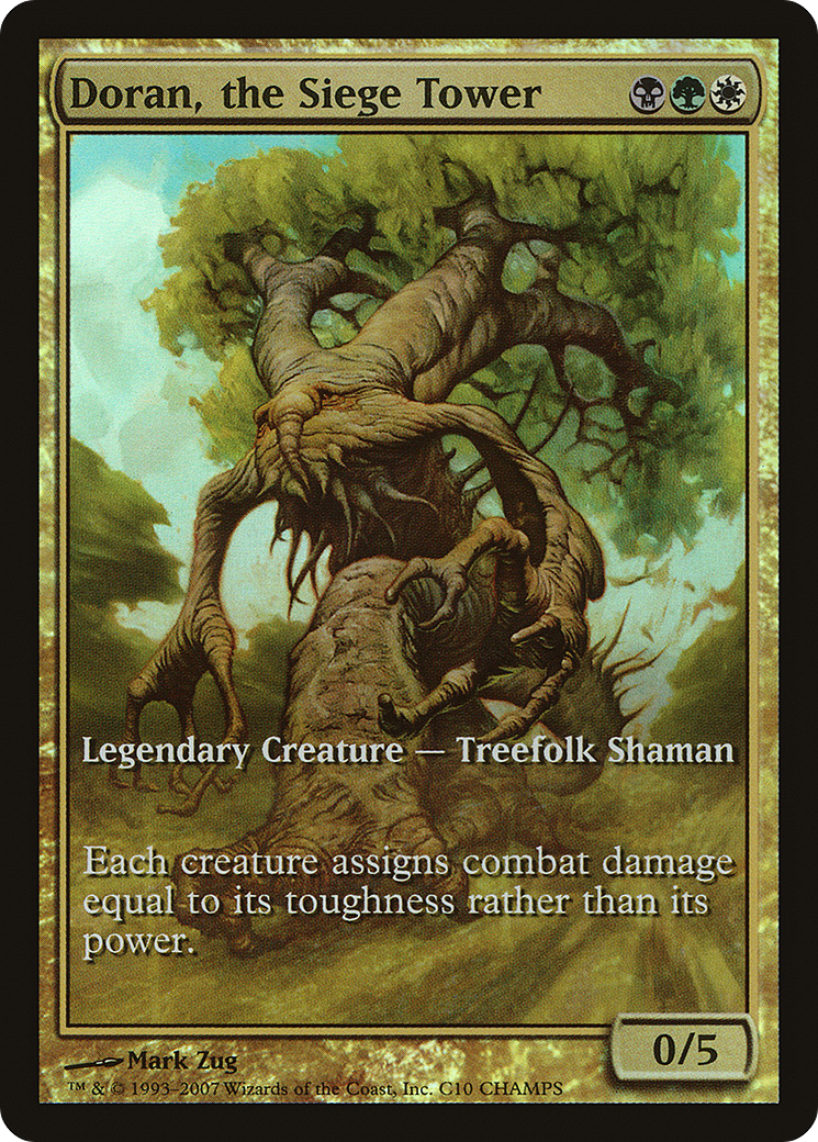 Doran, the Siege Tower (CHAMPS-010) [Misc] Champs and States Foil MTG Single Wizards of the Coast