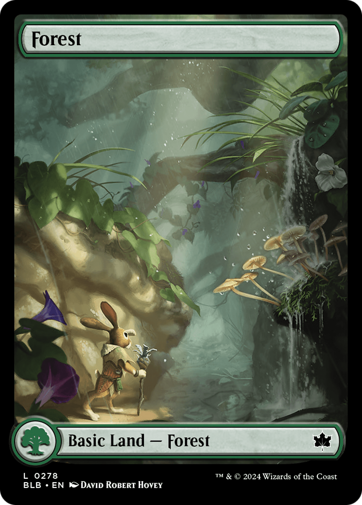Forest (0278) (BLB-278) [Bloomburrow] Foil MTG Single Wizards of the Coast