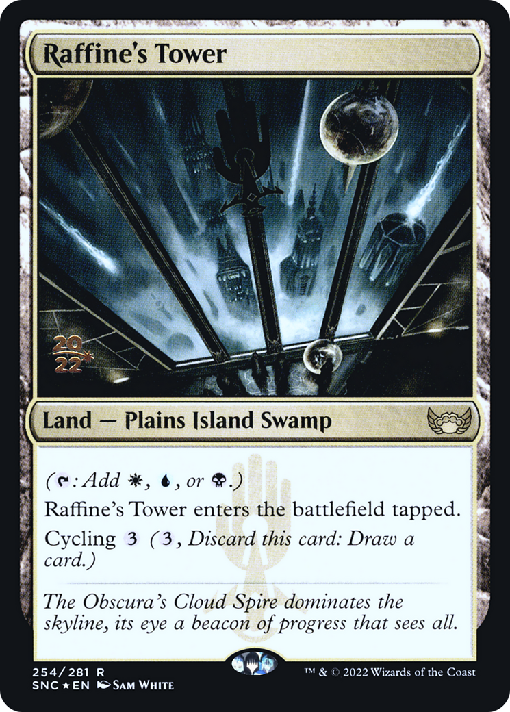 Raffine's Tower (PRE-254) [Streets of New Capenna Promos] Foil MTG Single Wizards of the Coast