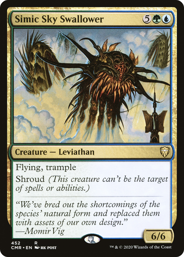 Simic Sky Swallower (CMR-452) [Commander Legends] MTG Single Wizards of the Coast