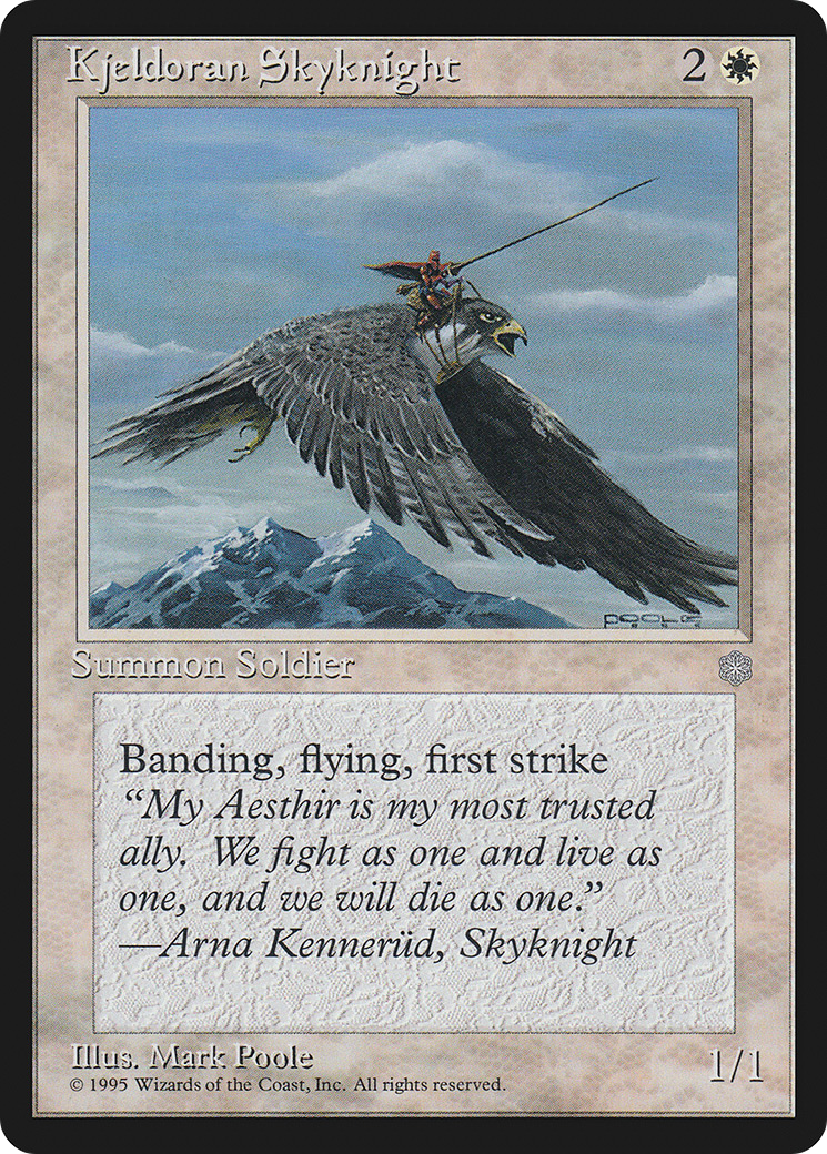 Kjeldoran Skyknight (ICE-040) [Ice Age] MTG Single Wizards of the Coast