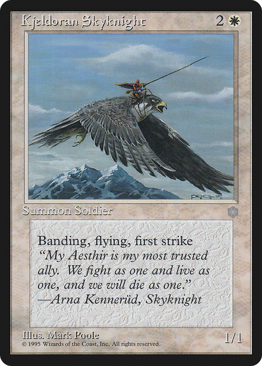 Kjeldoran Skyknight (ICE-040) [Ice Age] MTG Single Wizards of the Coast