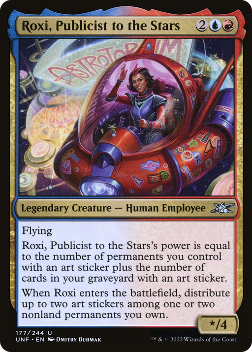 Roxi, Publicist to the Stars (UNF-177) [Unfinity] MTG Single Wizards of the Coast