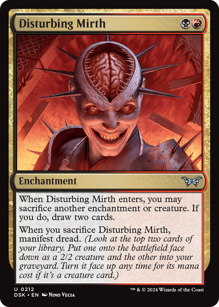 Disturbing Mirth (DSK-212) [Duskmourn: House of Horror] MTG Single Wizards of the Coast