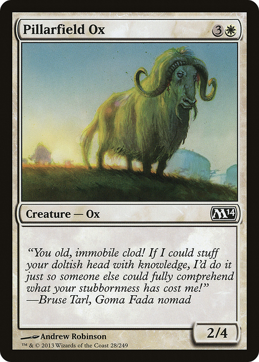 Pillarfield Ox (M14-028) [Magic 2014] MTG Single Wizards of the Coast