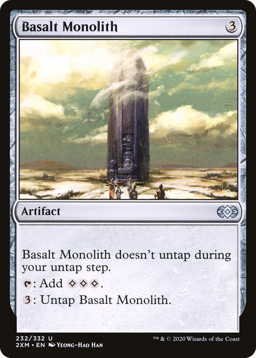 Basalt Monolith (2XM-232) [Double Masters] MTG Single Wizards of the Coast