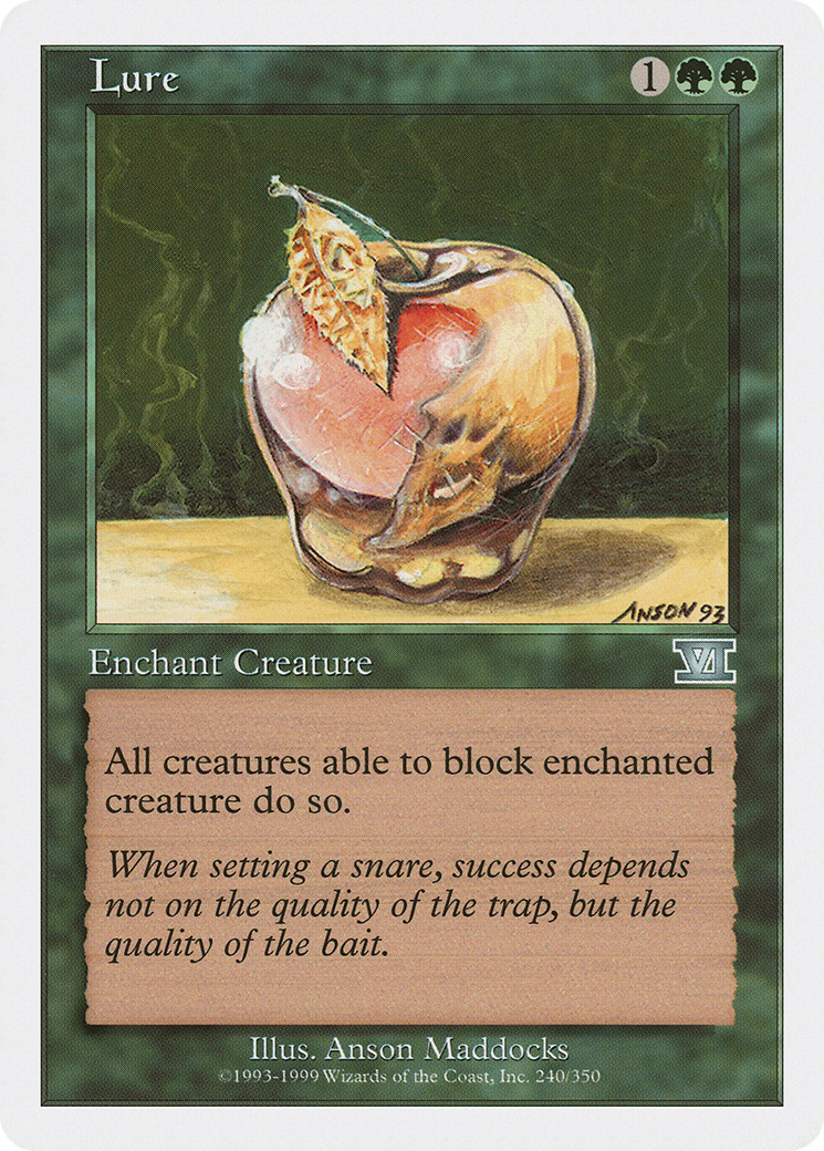 Lure (6ED-240) [Classic Sixth Edition] MTG Single Wizards of the Coast