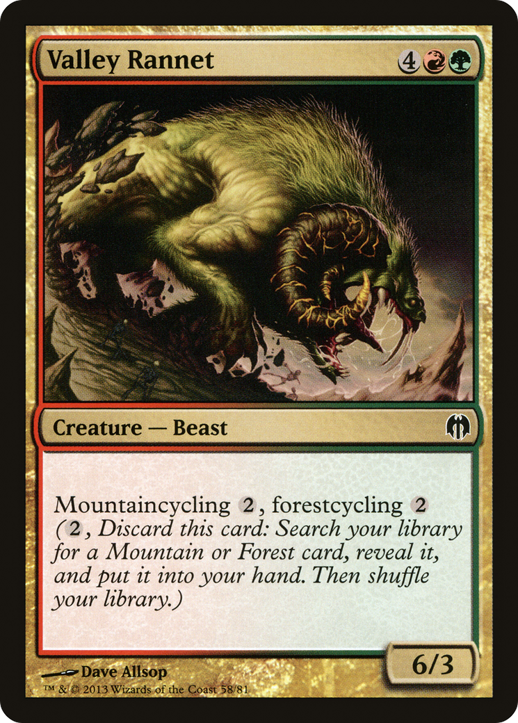 Valley Rannet (DDL-058) [Misc] Duel Decks: Heroes vs. Monsters MTG Single Wizards of the Coast
