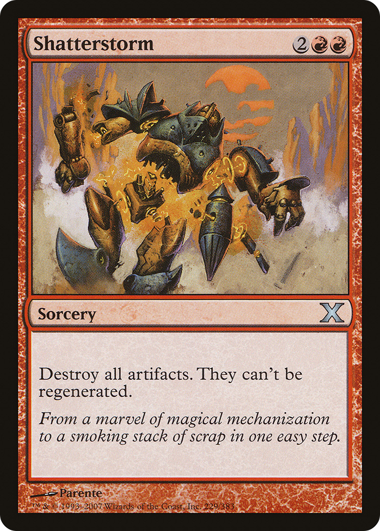 Shatterstorm (10E-229) [Tenth Edition] Foil MTG Single Wizards of the Coast