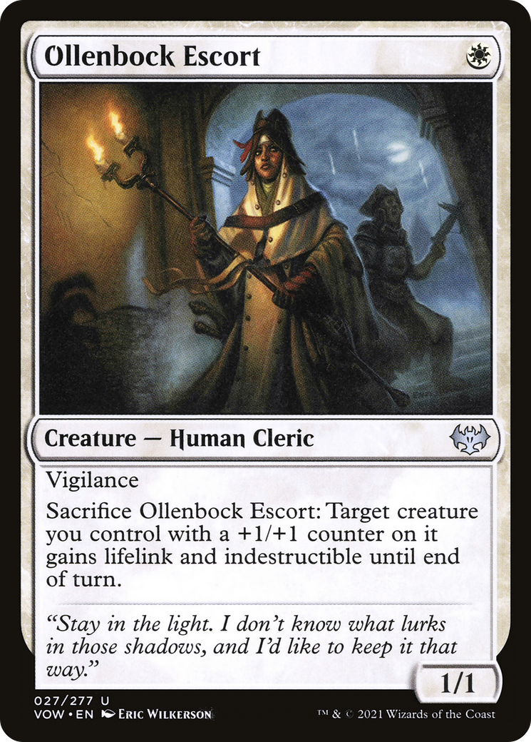 Ollenbock Escort (VOW-027) [Innistrad: Crimson Vow] MTG Single Wizards of the Coast