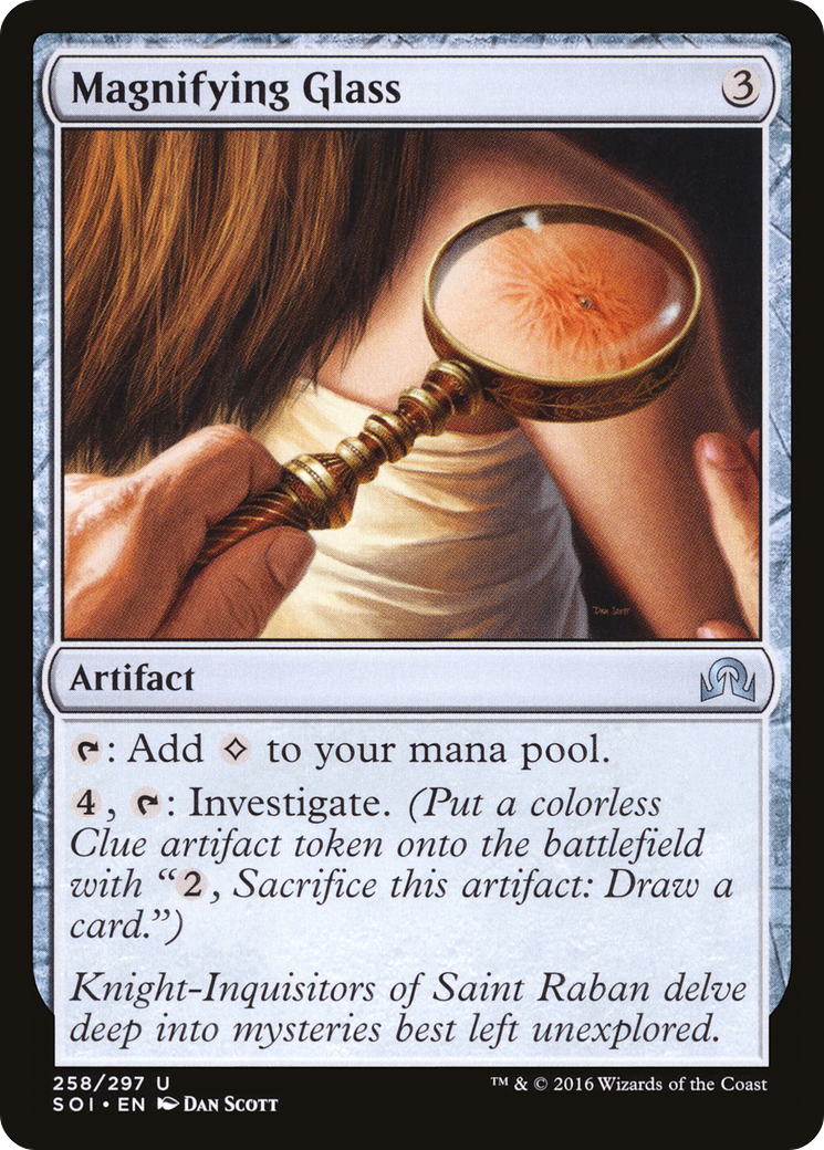Magnifying Glass (SOI-258) [Shadows over Innistrad] MTG Single Wizards of the Coast