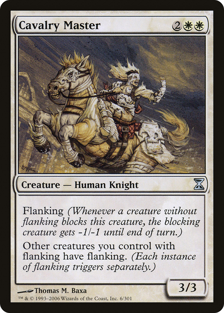 Cavalry Master (TSP-006) [Time Spiral] MTG Single Wizards of the Coast