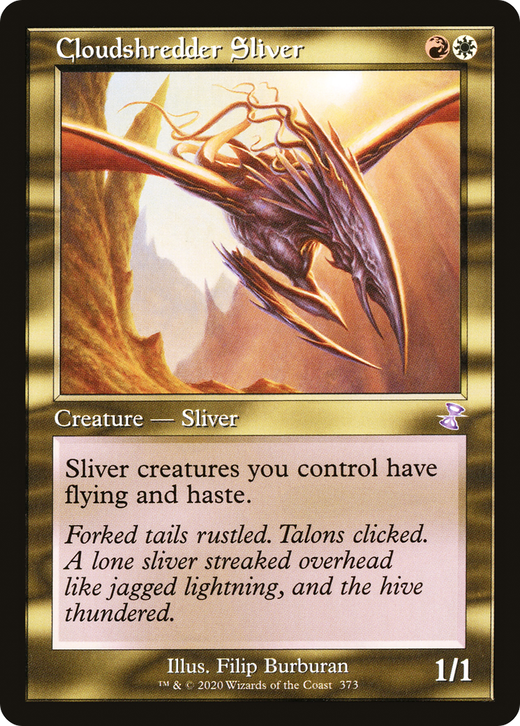 Cloudshredder Sliver (TSR-373) [Time Spiral Remastered] MTG Single Wizards of the Coast