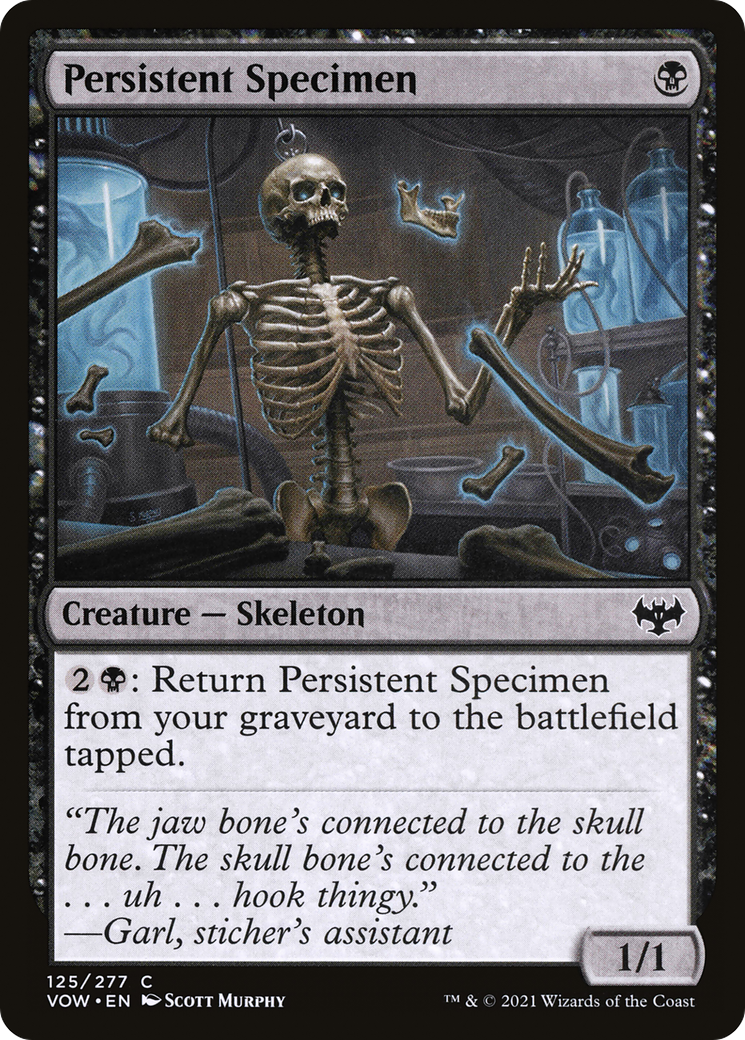 Persistent Specimen (VOW-125) [Innistrad: Crimson Vow] Foil MTG Single Wizards of the Coast