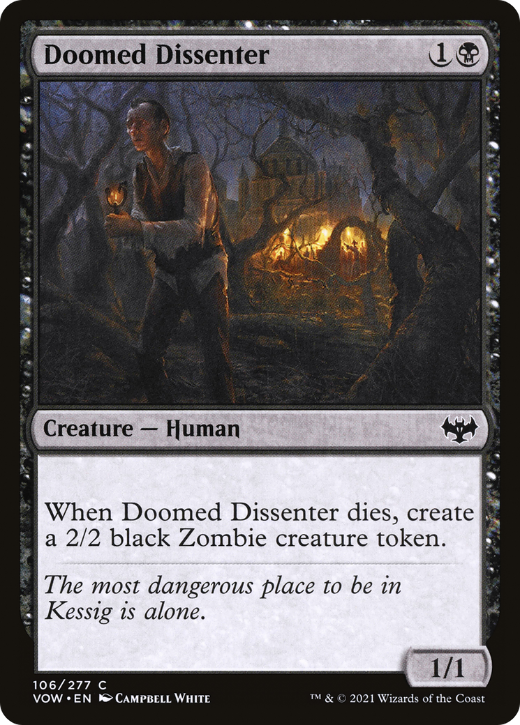 Doomed Dissenter (VOW-106) [Innistrad: Crimson Vow] MTG Single Wizards of the Coast