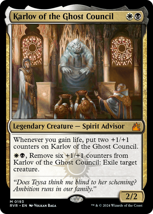Karlov of the Ghost Council (RVR-193) [Ravnica Remastered] MTG Single Wizards of the Coast