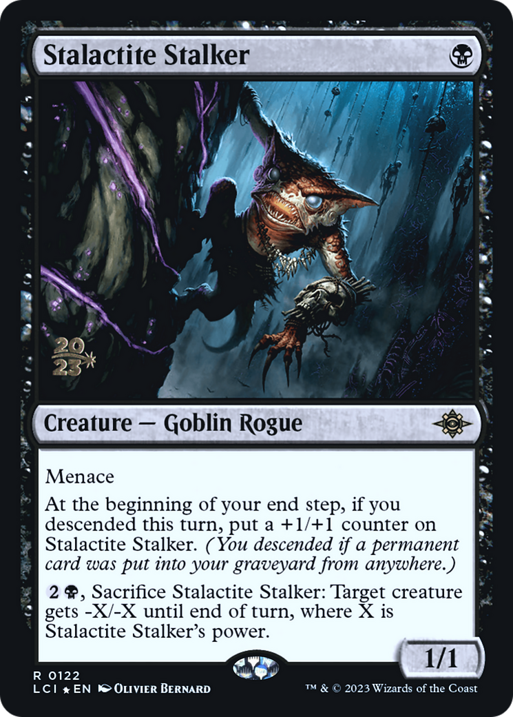 Stalactite Stalker (PRE-122) [The Lost Caverns of Ixalan Promos] Foil MTG Single Wizards of the Coast