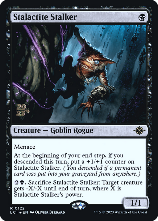 Stalactite Stalker (PRE-122) [The Lost Caverns of Ixalan Promos] Foil MTG Single Wizards of the Coast