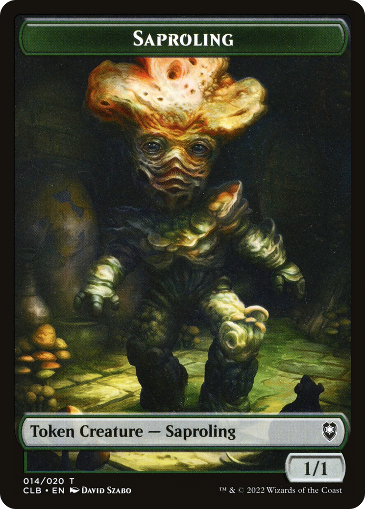 Saproling (CLB-014) [Tokens] Battle for Baldur's Gate Tokens MTG Single Wizards of the Coast