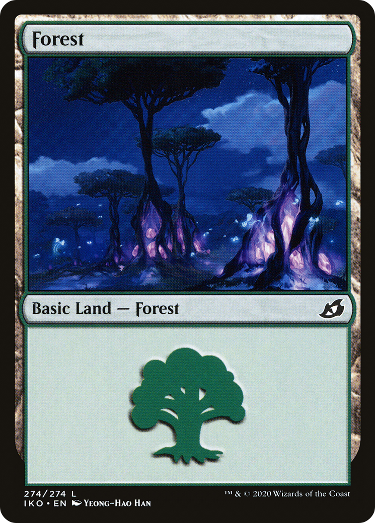 Forest (IKO-274) [Ikoria: Lair of Behemoths] MTG Single Wizards of the Coast