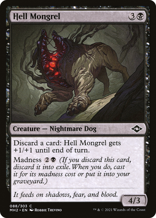 Hell Mongrel (MH2-088) [Modern Horizons 2] Foil MTG Single Modern Horizons 2