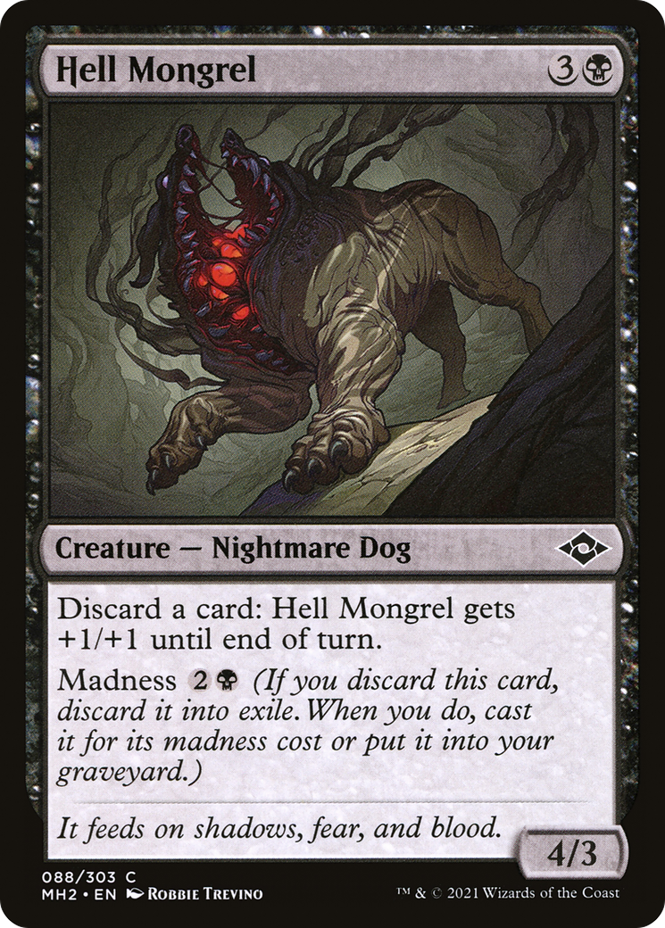 Hell Mongrel (MH2-088) [Modern Horizons 2] MTG Single Modern Horizons 2