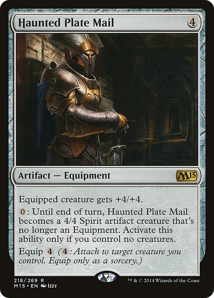 Haunted Plate Mail (M15-218) [Magic 2015] MTG Single Wizards of the Coast