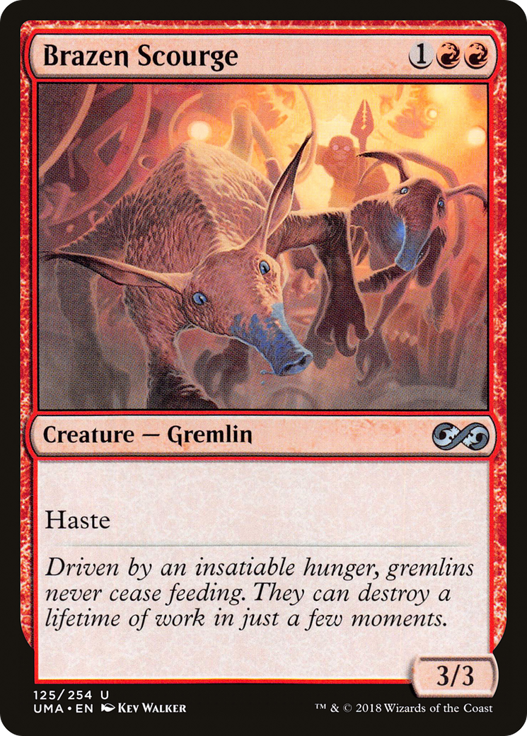 Brazen Scourge (UMA-125) [Ultimate Masters] Foil MTG Single Wizards of the Coast