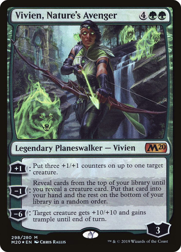Vivien, Nature's Avenger (M20-298) [Core Set 2020] Foil MTG Single Wizards of the Coast